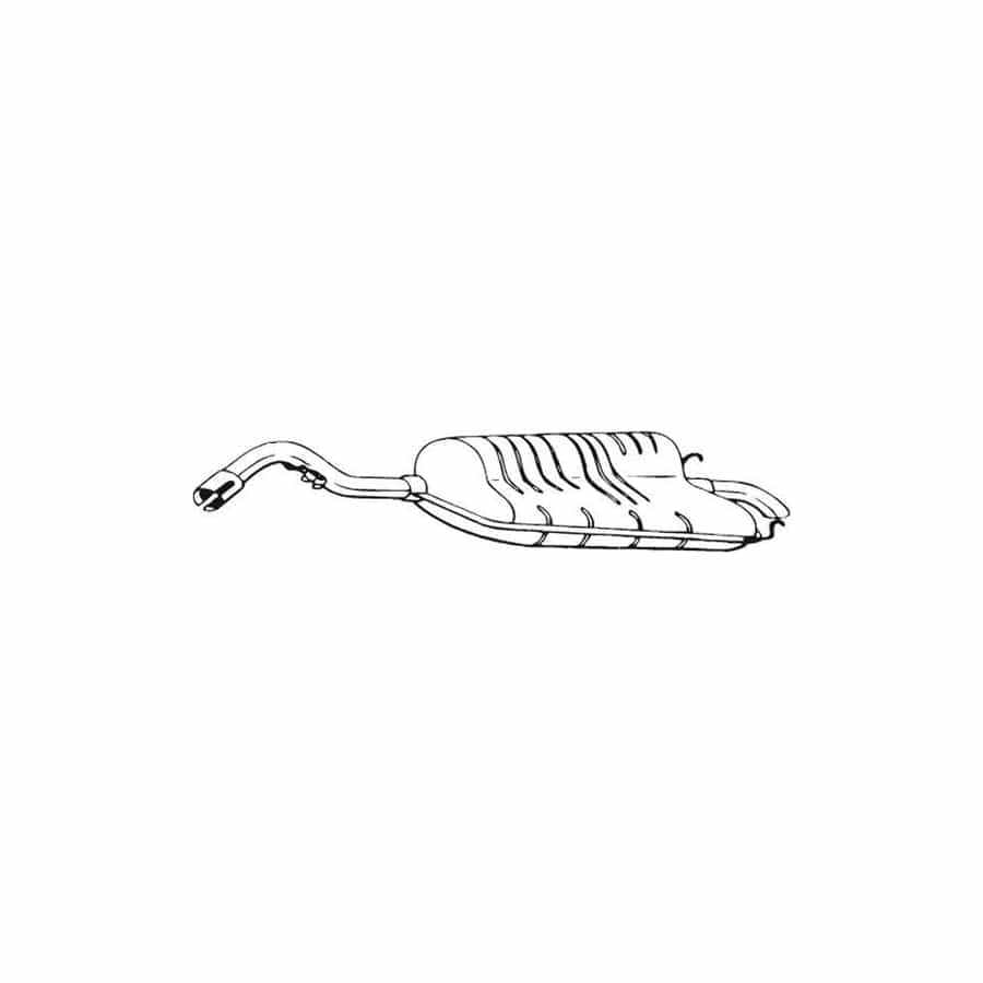 Bosal 154-907 Rear Silencer for Ford Escort