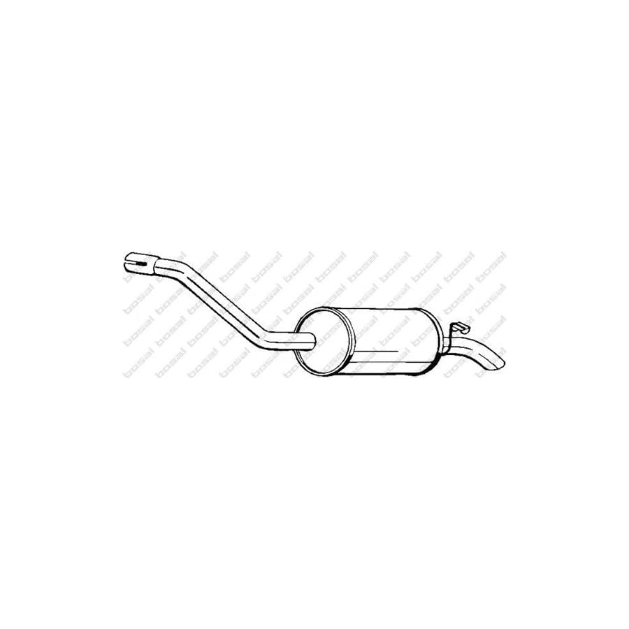 Bosal 154-891 Rear Silencer for Ford Sierra