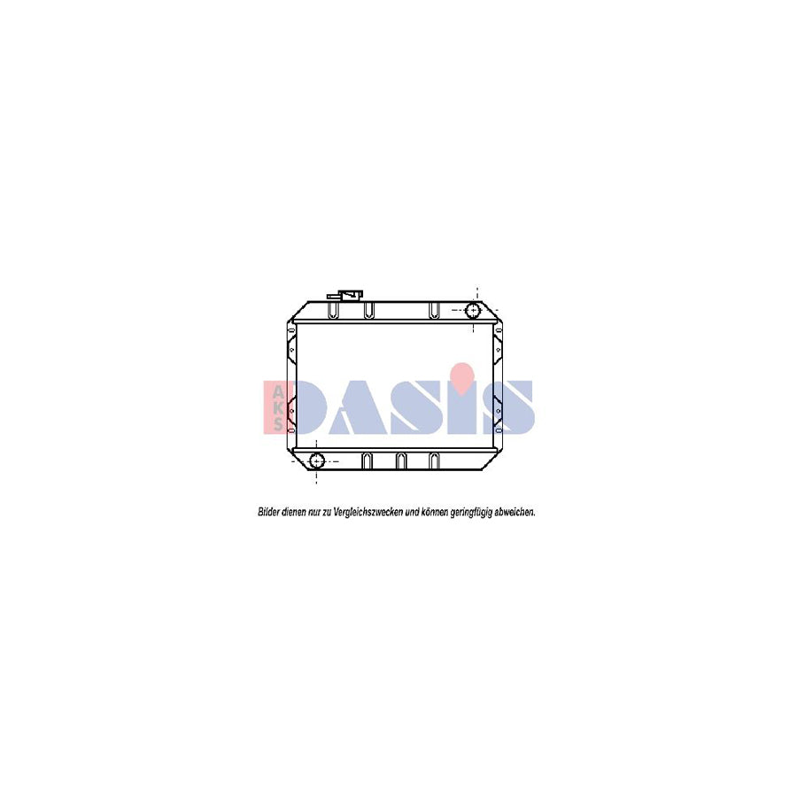 AKS Dasis 090220N Engine Radiator for Ford Taunus