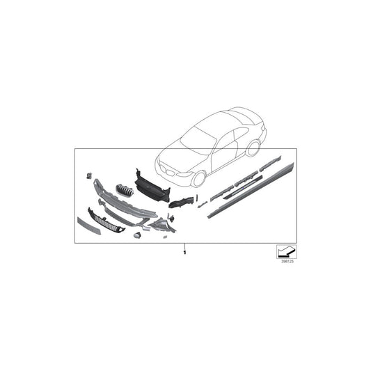 Genuine BMW 51778070151 F23 Set Of Retainer Strips, Left -M- (Inc. M240i, 220i & M235iX) | ML Performance US Car Parts