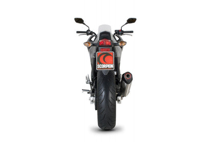 Scorpion RHA155SEO Honda Serket Parallel Slip-On - Brushed Stainless Steel Sleeve (NC700 S / NC700 X) | ML Performance US US