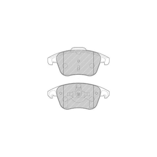 Ferodo Premier Fdb235 Brake Pad Set Incl. Wear Warning Contact | ML Performance Car Parts