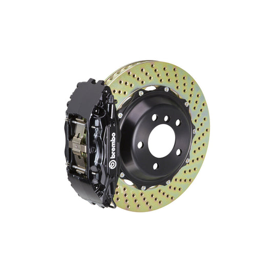 Brembo 1H1.8004A Audi VW Front GT 4-Pistons Drilled 2-piece Big Brake Kit 355x32mm (Inc. A3, Q3, Beetle, GTI, Jetta)