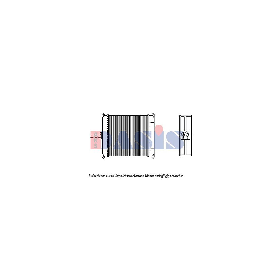 AKS Dasis 169060N Heater Matrix for Peugeot 504