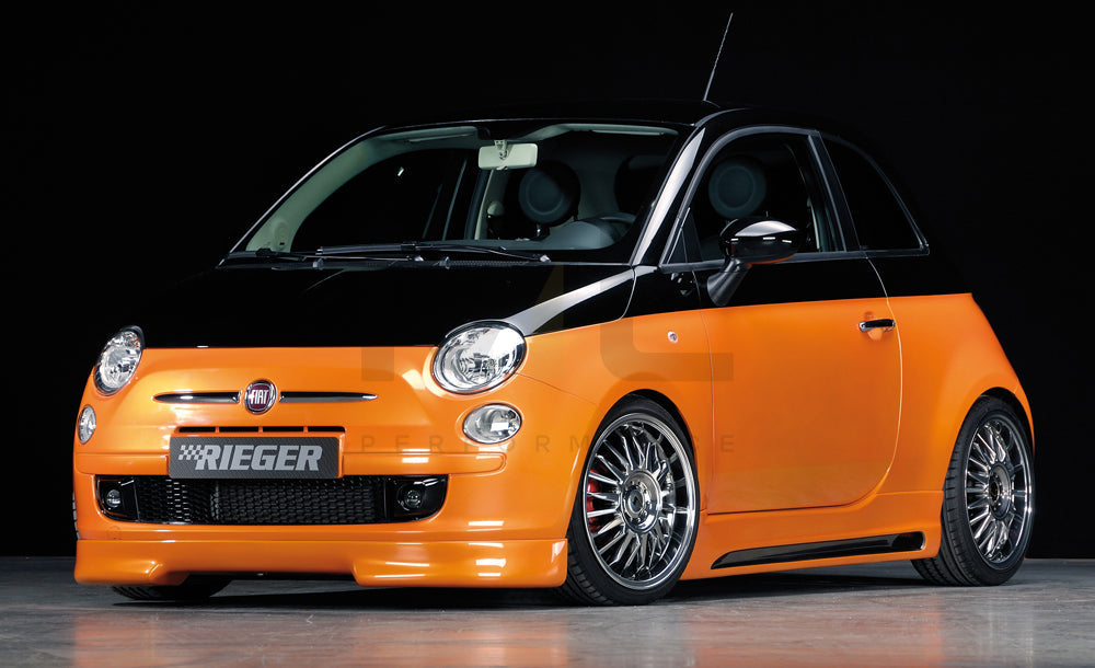 Rieger 00056060 Fiat 500 (312) Front Splitter 5 | ML Performance UK Car Parts