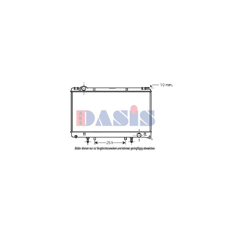 AKS Dasis 210109N Engine Radiator for Lexus Ls II (Xf20)