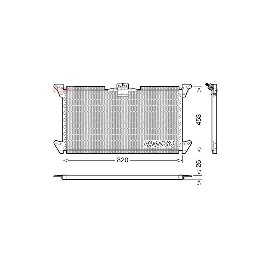 DENSO DCN99075 Air Conditioning Condenser