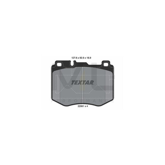 TEXTAR 2206101 Brake pad set prepared for wear indicator | ML Performance Car Parts