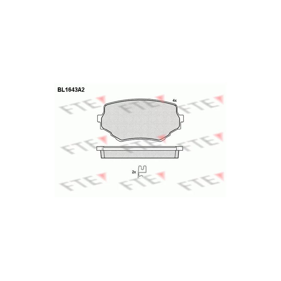 FTE 9010264 Brake Pad Set
