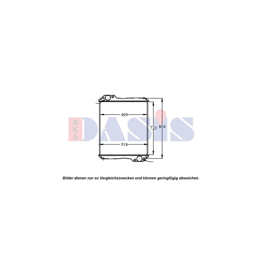 AKS Dasis 450097N Engine Radiator