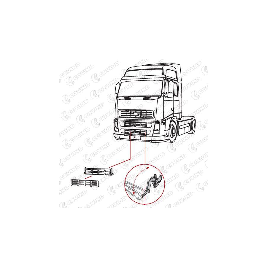 Covind 2Fh/149 Hinge, Bonnet