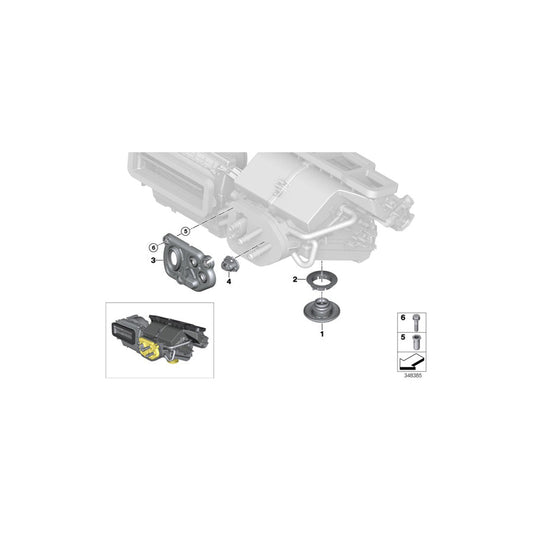 Genuine BMW 64119290524 I15 Supporting Ring (Inc. i8) | ML Performance US Car Parts