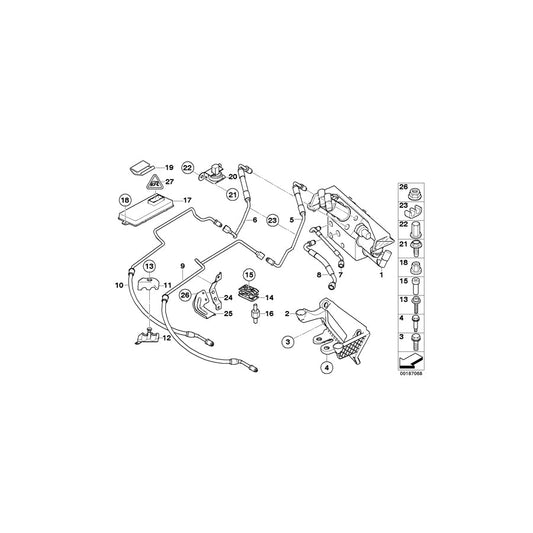 Genuine BMW 37206761184 E64 E63 E61 Hose Clamp (Inc. 525i, 650i & 523i) | ML Performance US Car Parts