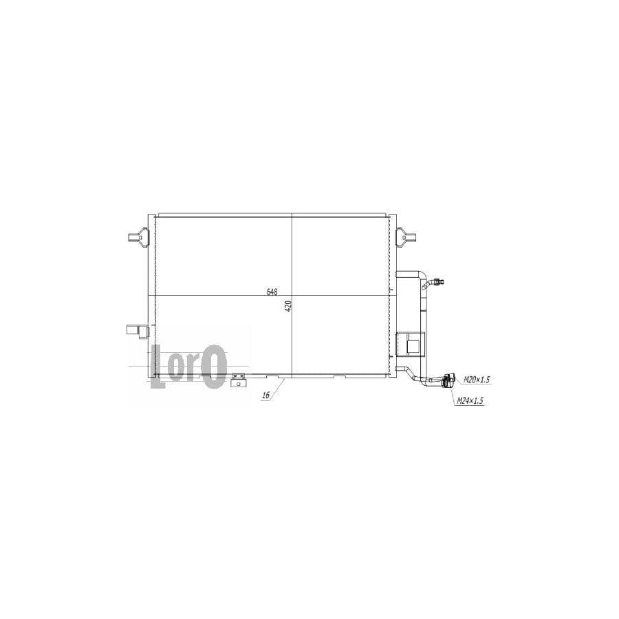 Abakus 0030160007 Air Conditioning Condenser