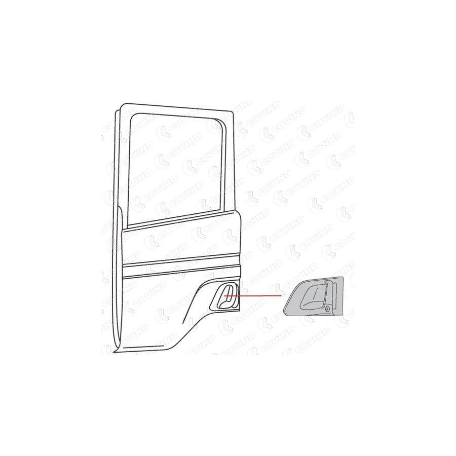 Covind 144/195 Door Handle