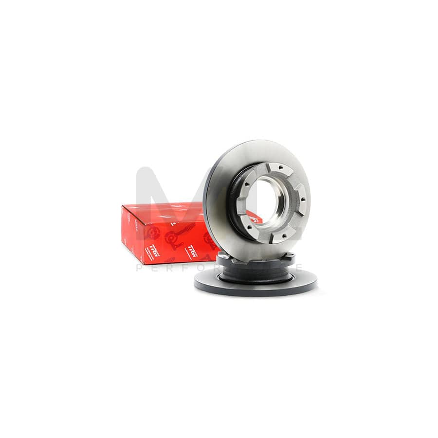 TRW DF4821S Brake Disc for FORD TRANSIT Solid, Painted, with ABS sensor ring | ML Performance Car Parts