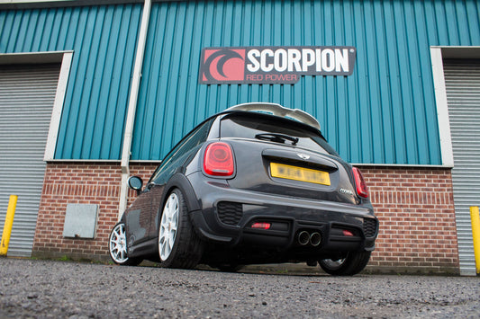 Scorpion SMN010 Mini Cooper S F56 Resonated Cat-Back System  | ML Performance US US