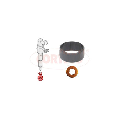 Corteco 49445013 Seal Ring, Nozzle Holder