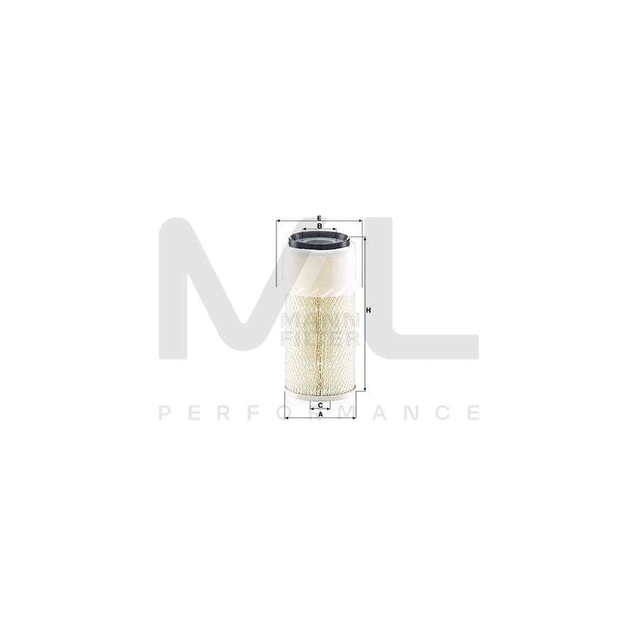MANN-FILTER C 14 179 x Air Filter Filter Insert, with seal
