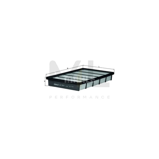 MAHLE ORIGINAL LX 2001 Air Filter for MAZDA RX-8 (SE, FE) Filter Insert | ML Performance Car Parts