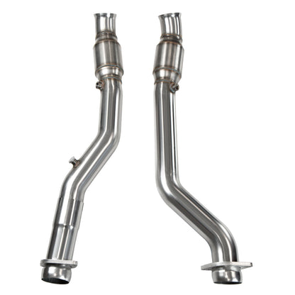 Kooks Headers Kooks 2012+ Jeep Grand Cherokee SRT8 6.4L 3in Stainless GREEN Catted Connection Pipes