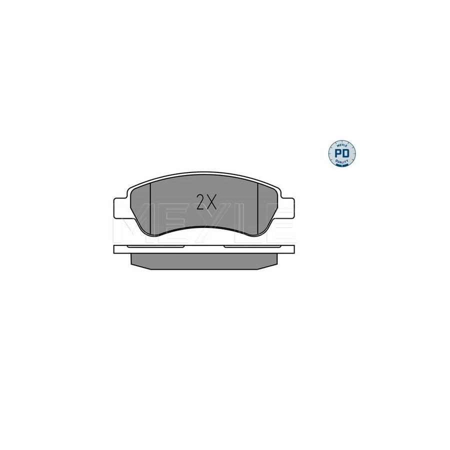 Meyle 025 220 4119/Pd Brake Pad Set