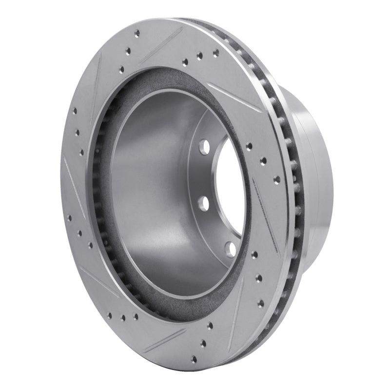 R1 Concepts R1 03-08 Dodge Ram 4000 (Mexico) Rear Right Drilled & Slotted Silver Brake Rotor