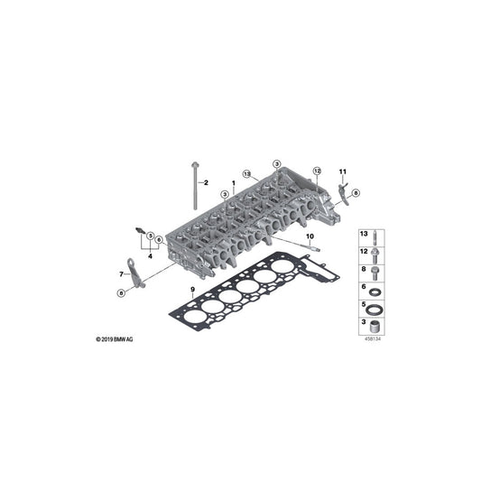 Genuine BMW 11128571119 G07 G11 Cylinder Head (Inc. 530dX, X4 30dX & 630d) | ML Performance US Car Parts