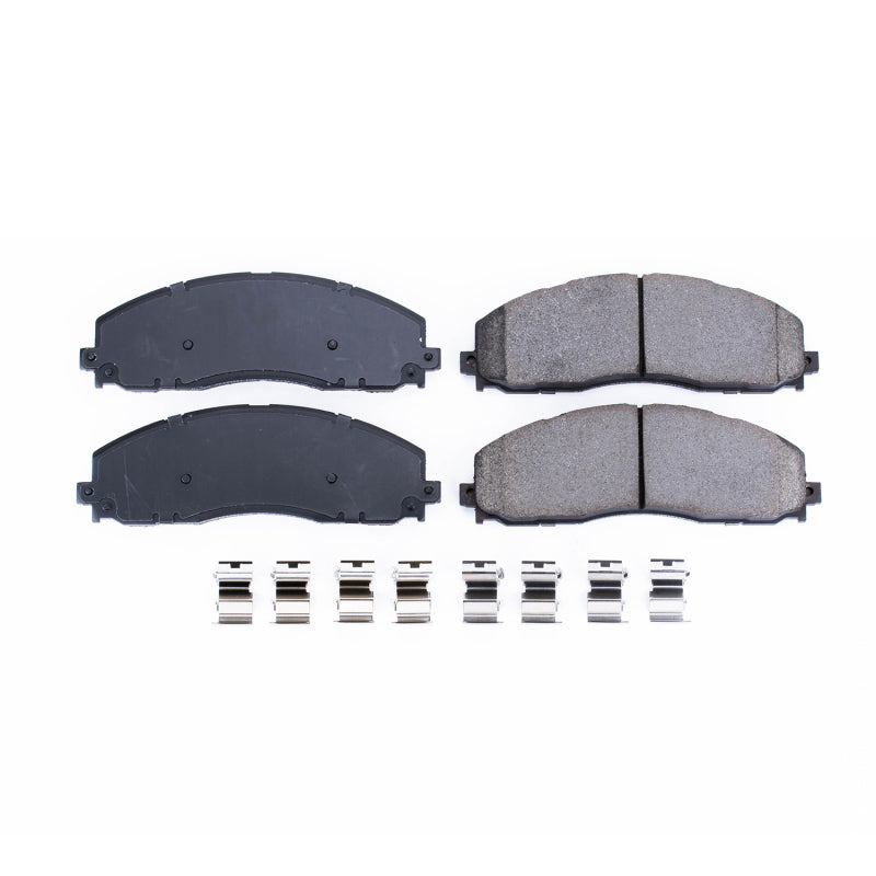 PowerStop Power Stop 12-19 Ford F-250 Super Duty Front Z17 Evolution Ceramic Brake Pads w/Hardware