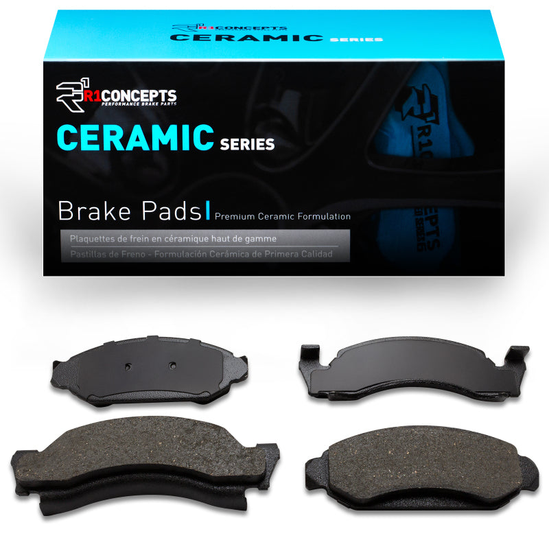 R1 Concepts R1 86-93 Ford E-150 Econoline Front R1 Ceramic Brake Pads