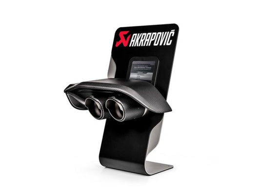 Akrapovic Akrapovic Counter Display with Sample Tail Pipe Set and Carbon Diffuser (High Gloss)