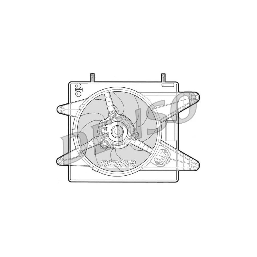 DENSO DER09008 Fan, Radiator for Fiat Marea