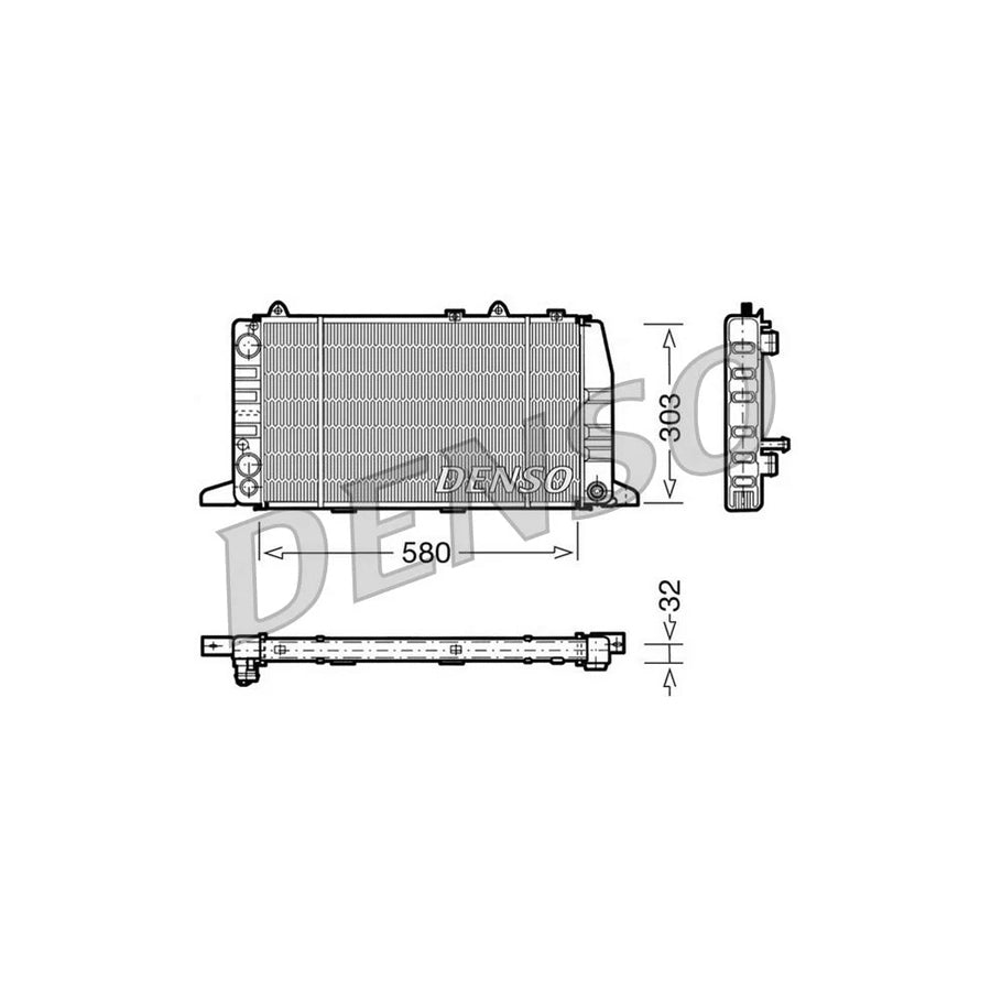 DENSO DRM02011 Engine Radiator