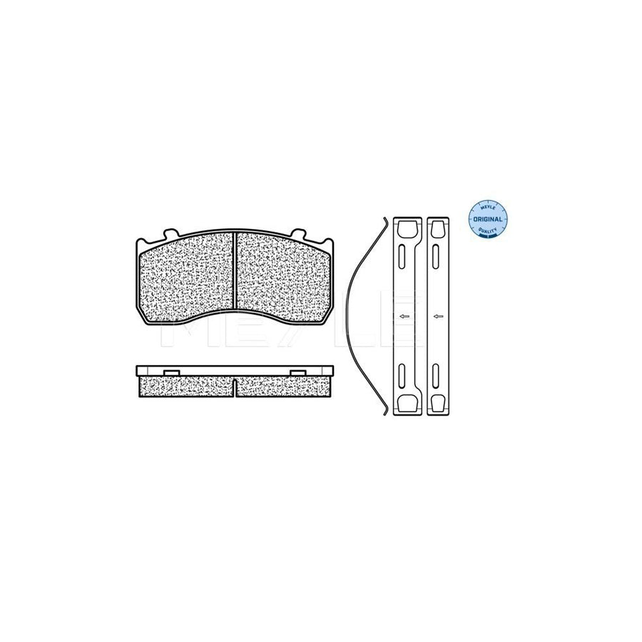 Meyle 025 290 4827 Brake Pad Set