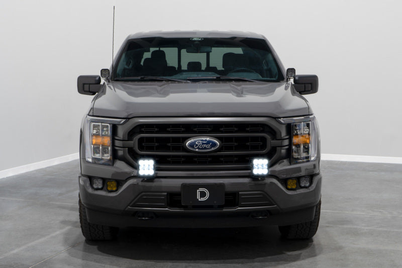 Diode Dynamics 21-22 Ford F-150 SS5 Bumper LED Pod Light Kit - Pro White Driving