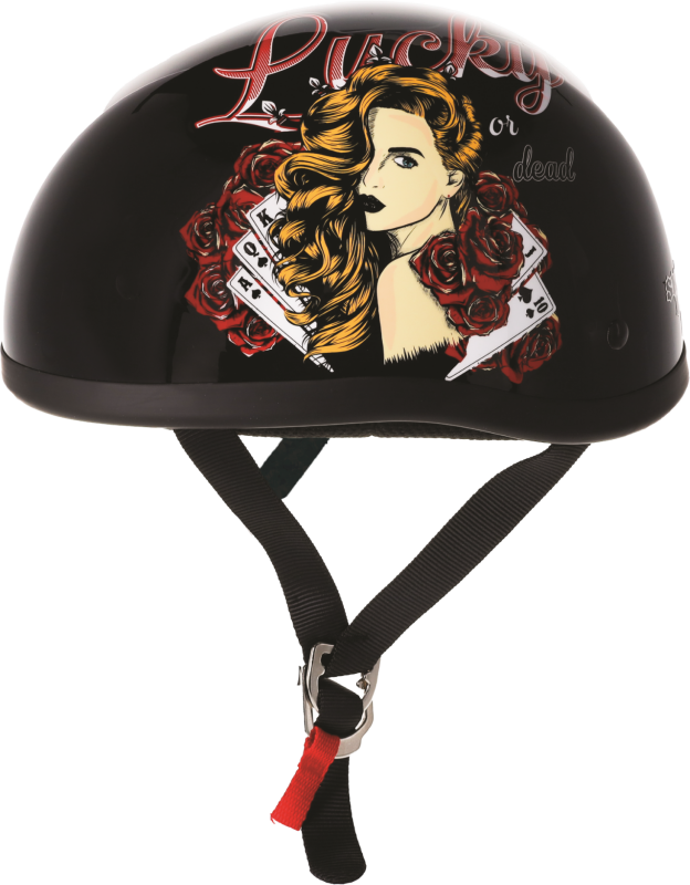 Bikers Choice Skid Lids Lucky Lady Original Helmet - Large
