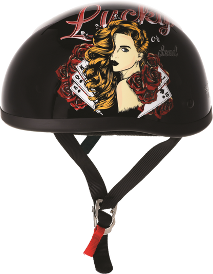 Bikers Choice Skid Lids Lucky Lady Original Helmet - Large