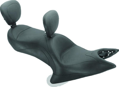 Mustang Motorcycle Mustang 04-21 Harley Sportster Throwback 1PC Seat - Black