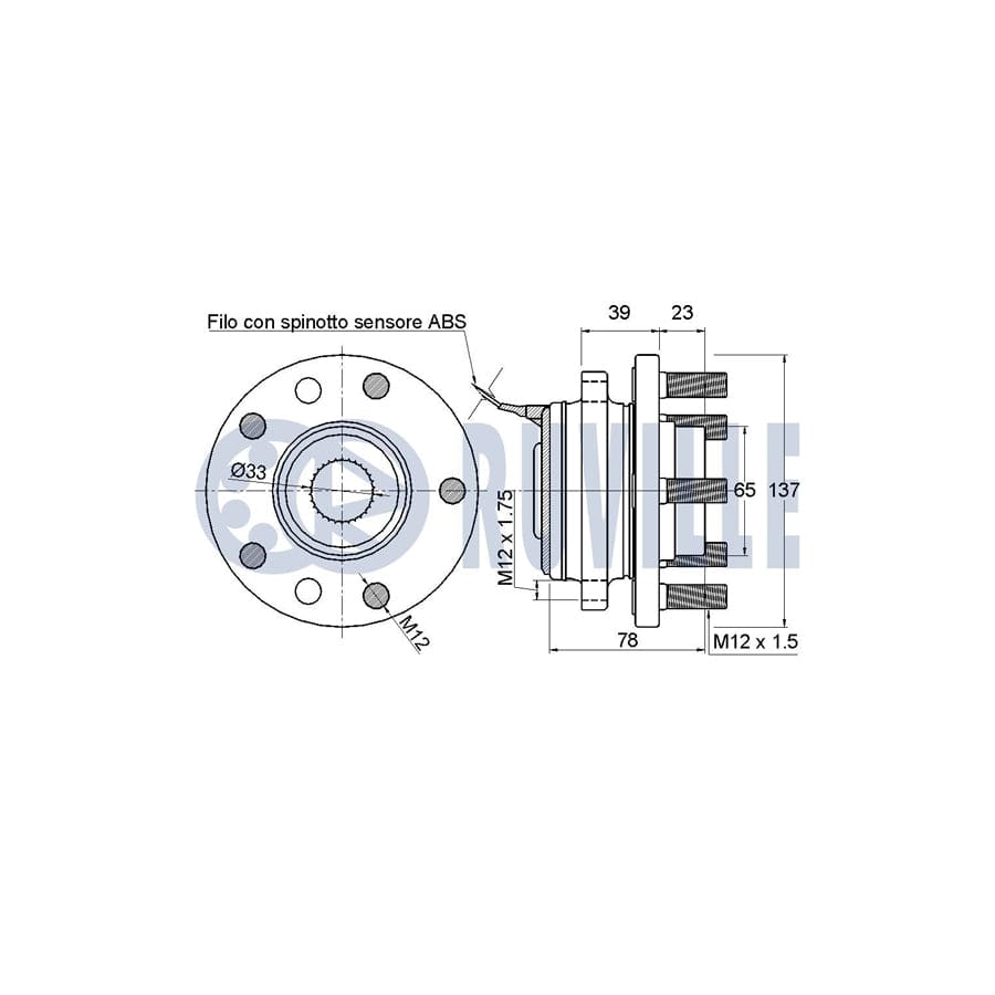 Ruville 985446 Axle Bush