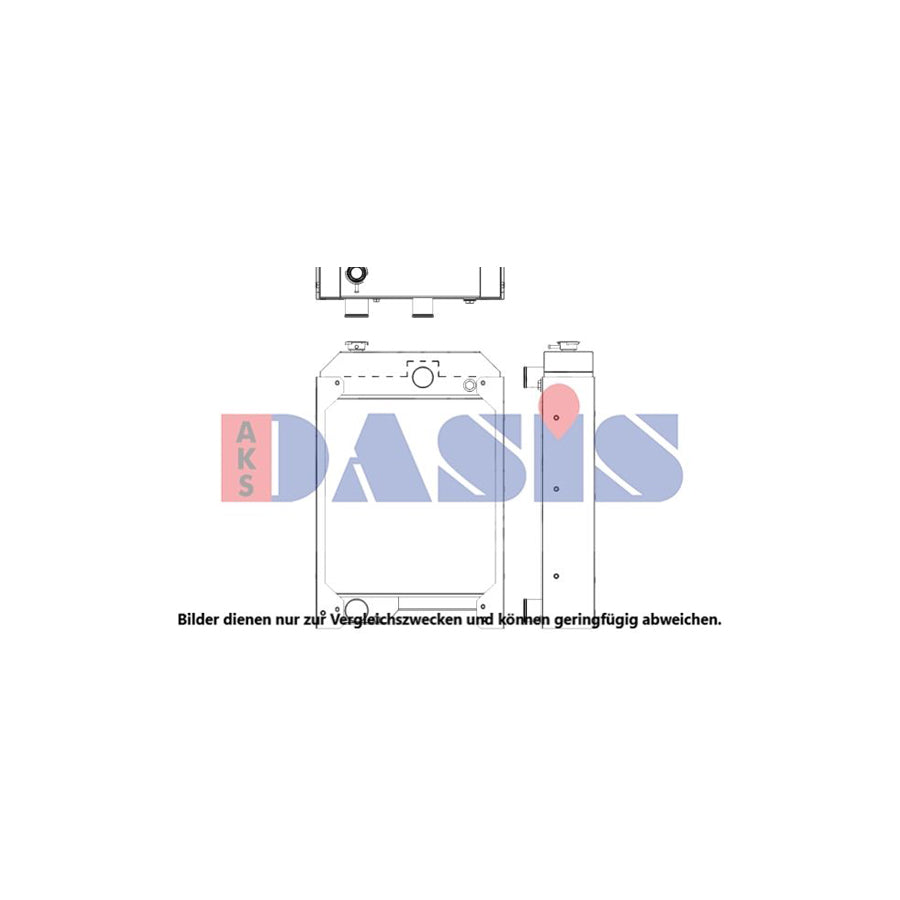 AKS Dasis 440228N Engine Radiator