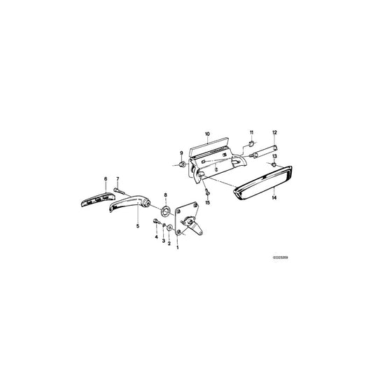 Genuine BMW 51211800666 E21 E24 E12 Remote Control Right (Inc. 628CSi, 2800 & 323i) | ML Performance US