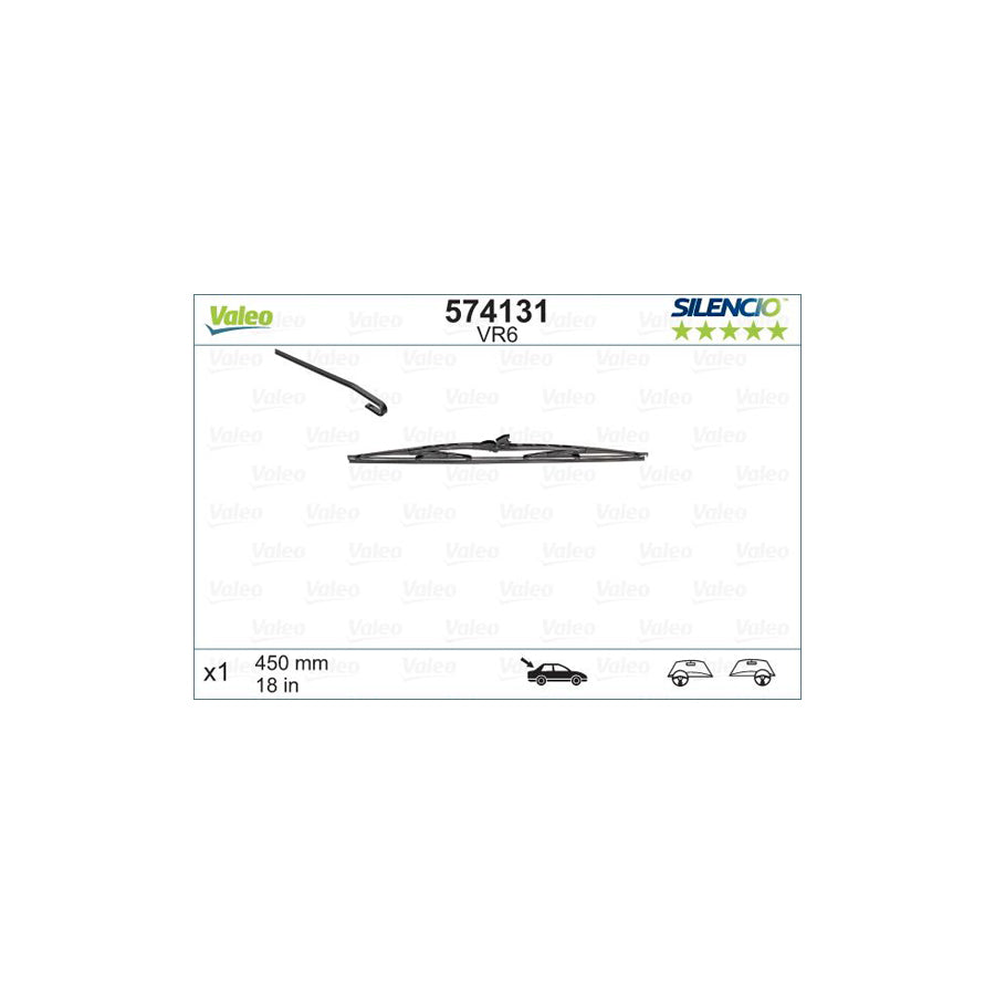 Valeo Silencio 574131 Wiper Blade | ML Performance US Car Parts