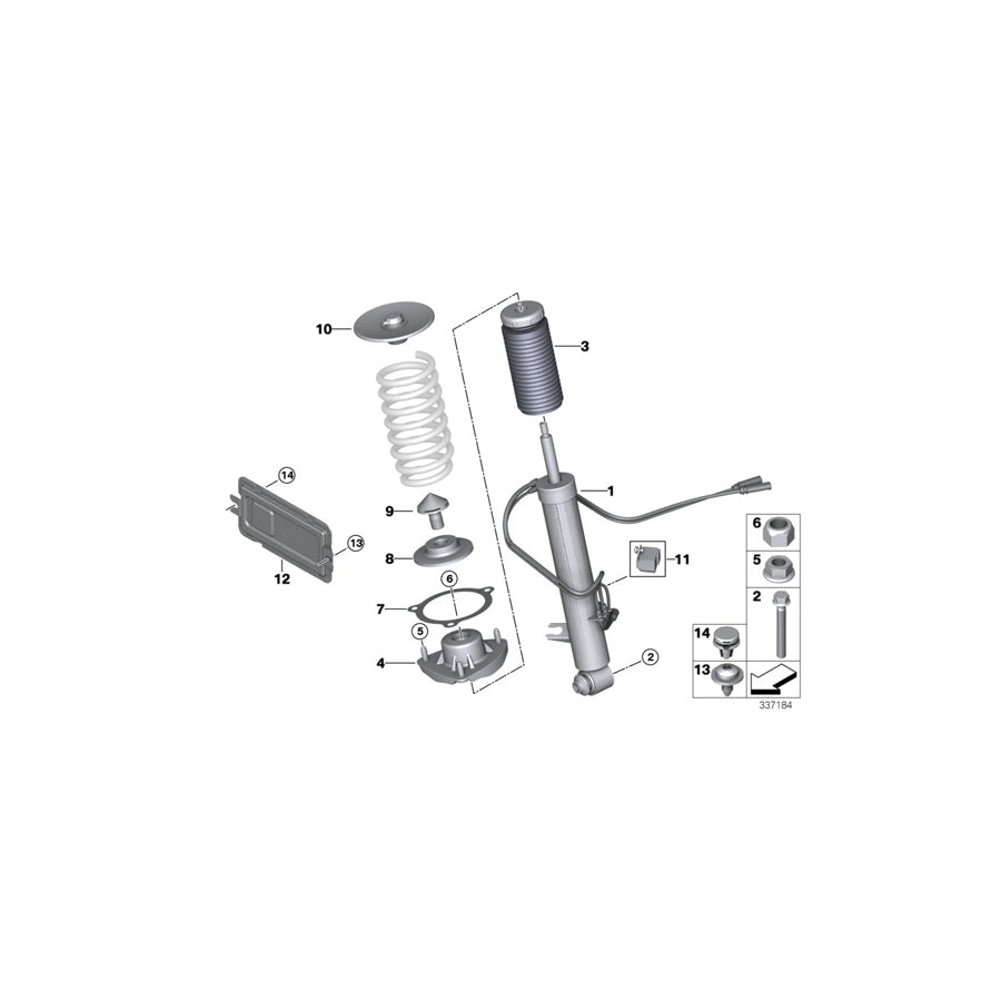 Genuine BMW 37146876452 F15 Accelerating Sensor (Inc. X5) | ML Performance US Car Parts