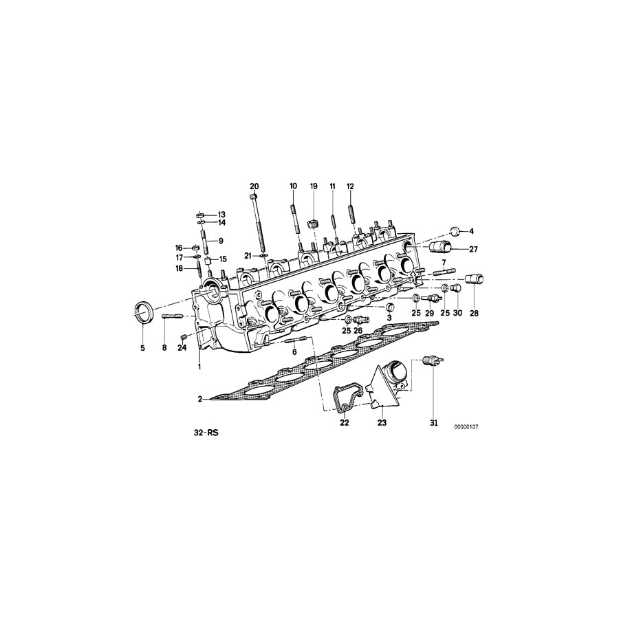 Genuine BMW 11122244728 E30 E28 E34 Cylinder Head Gasket Asbestos-Free 1,68mm 2-LOCH (Inc. 524d, 324td & 524td) | ML Performance US Car Parts