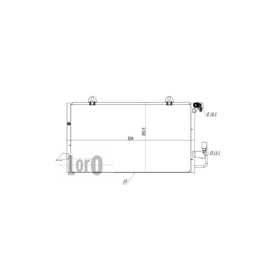Abakus 0030160001 Air Conditioning Condenser