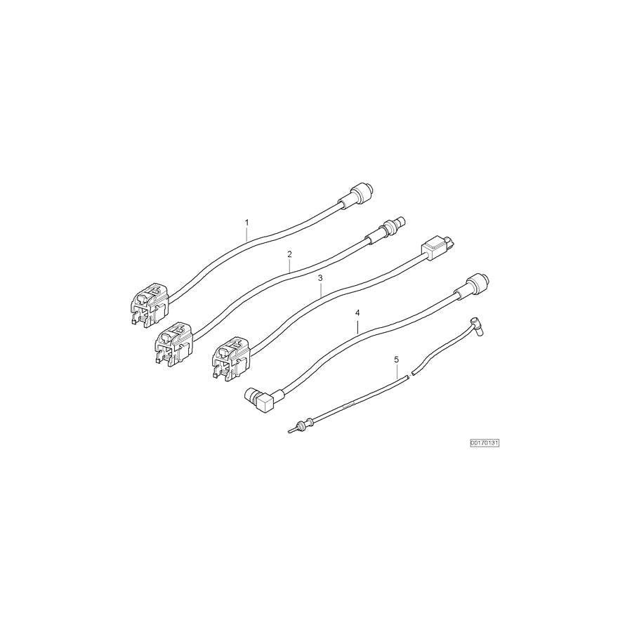 Genuine BMW 61126916315 E53 Antenna Cable, Audio/Video 3010MM (Inc. X5 4.8is, X5 4.4i & X5 3.0i) | ML Performance US Car Parts