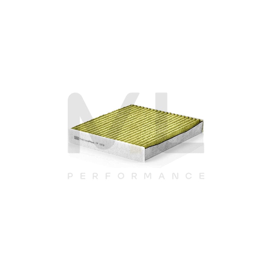 MANN-FILTER FP 1919 Pollen filter Activated Carbon Filter, Activated Carbon Filter with polyphenol, Particulate filter (PM 2.5), with antibacterial action, with fungicidal effect, FreciousPlus