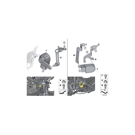 Genuine BMW 37146858051 I15 Bracket For Height Sensor, Rear (Inc. i8) | ML Performance US Car Parts