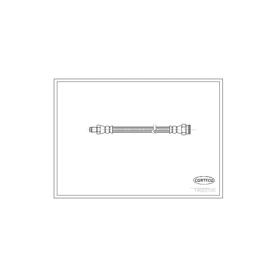 Corteco 19025705 Brake Hose