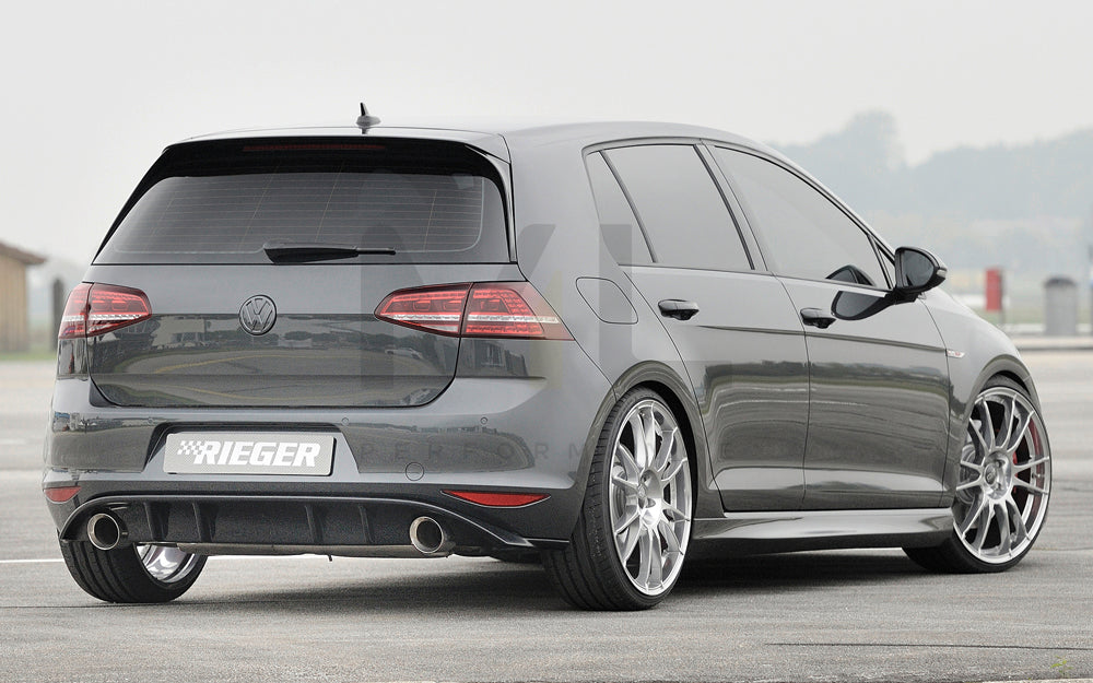 Rieger 00088047 VW Mk7 Golf Rear Diffuser (GTI Clubsport & GTI) 3 | ML Performance UK Car Parts